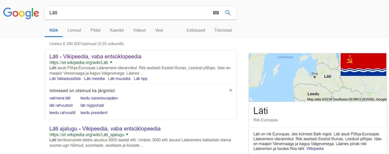 Läti NSV lipp