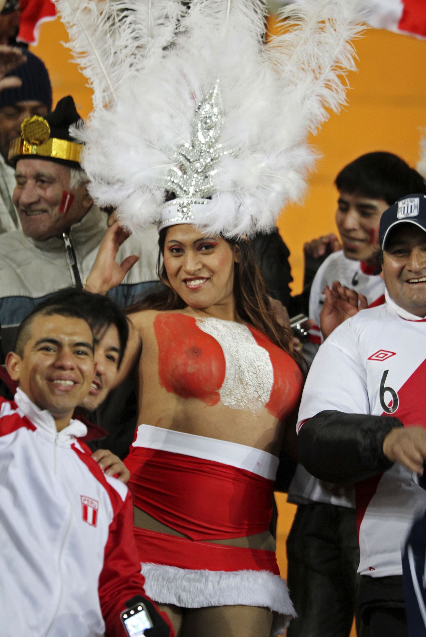 Peruu jalgpallikoondise poolehoidja.