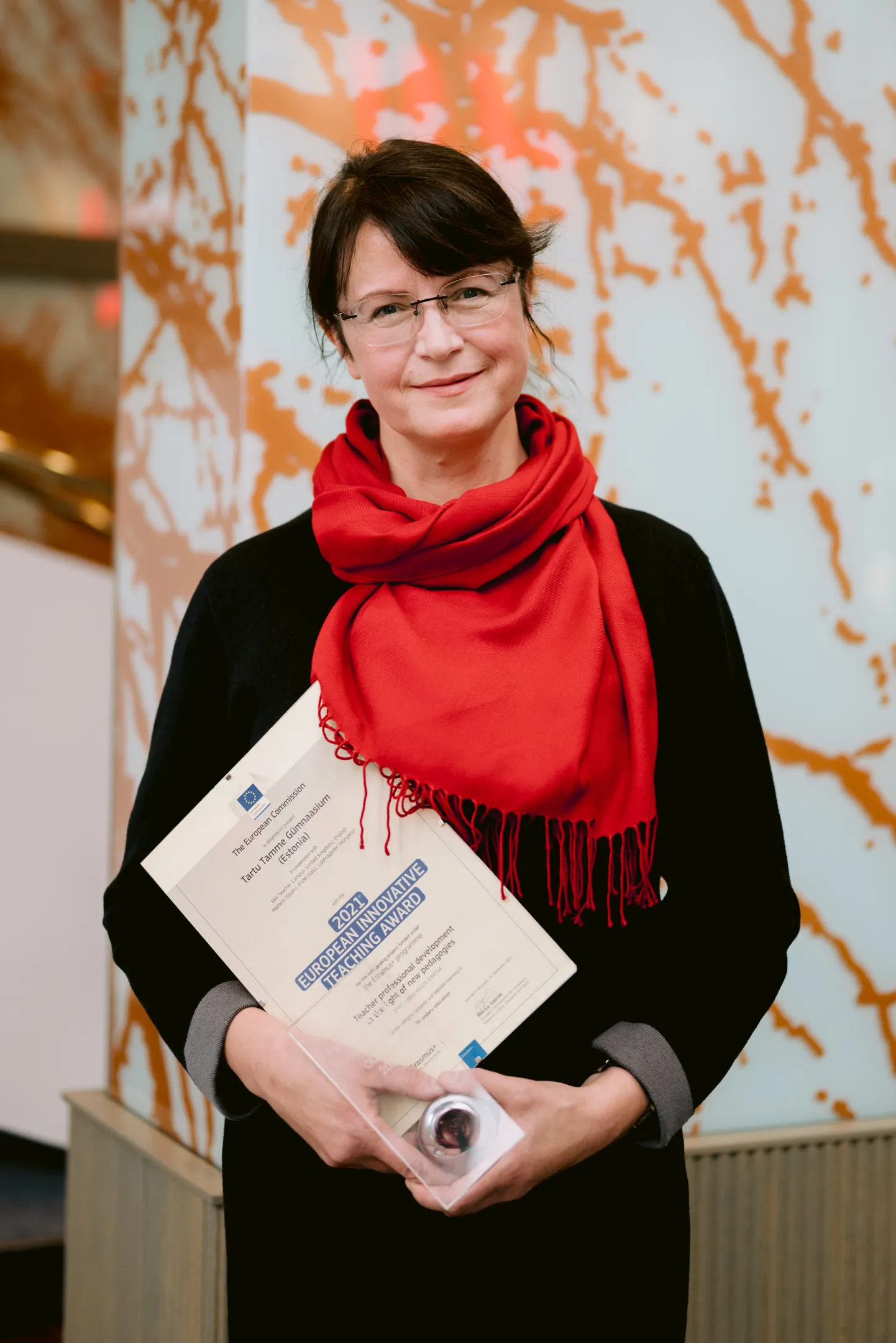 Tamme gümnaasiumi inglise keele õpetaja ja Erasmuse projektide juht Triin Lingiene.