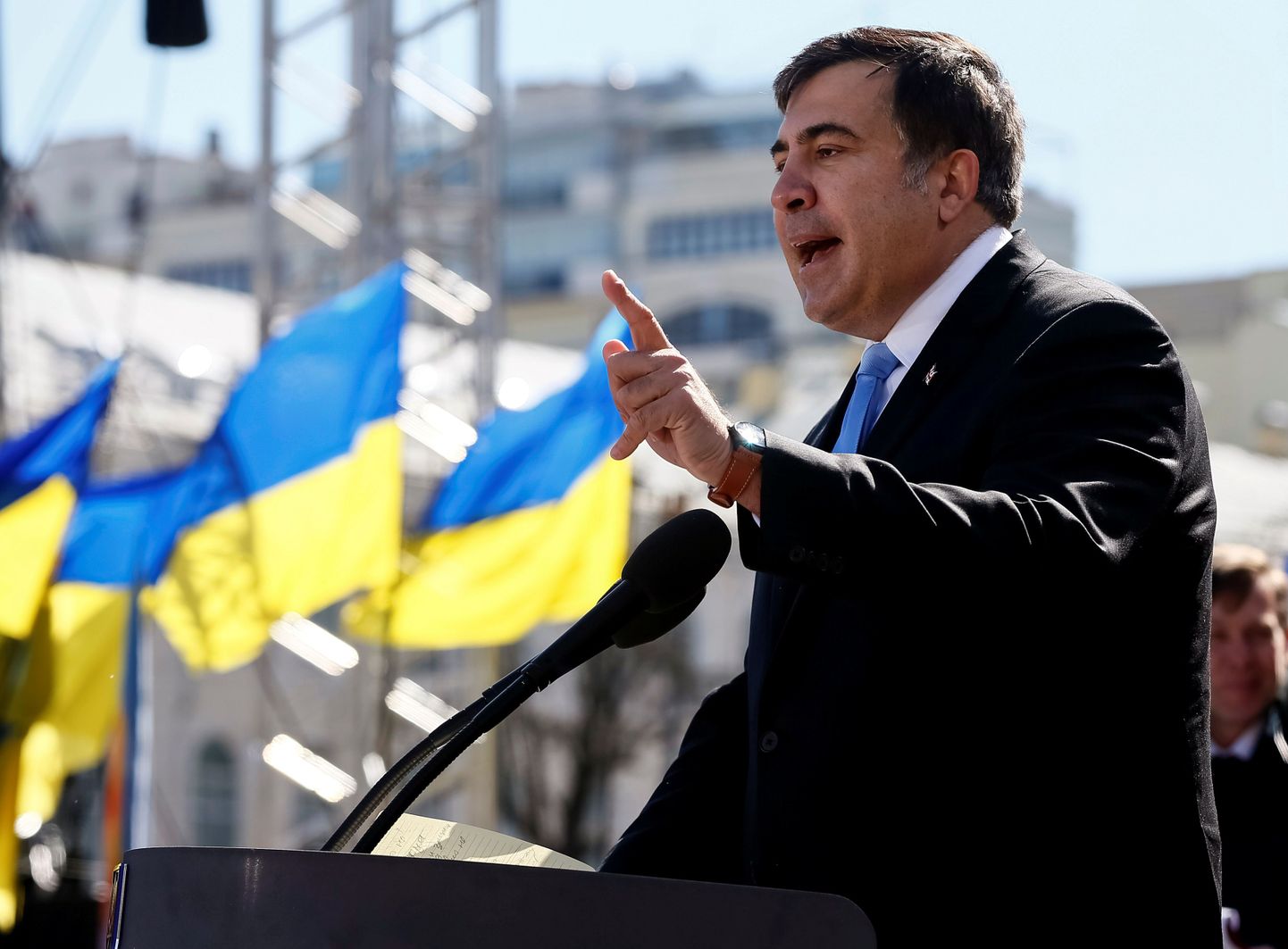 Gruusia ekspresident ja endine Ukraina Odessa oblasti kuberner Mihheil Saakašvili