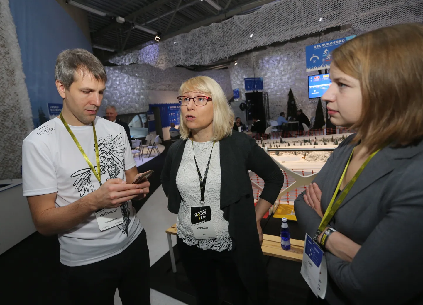 Eesti äriinglite assotsiatsiooni president Rein Lemberpuu, pika­aegne tegevjuht Heidi Kakko ja praegune tegevjuht Anu Oks olid  loomulikult kohal Tartus korraldatud sTARTUp Dayl.