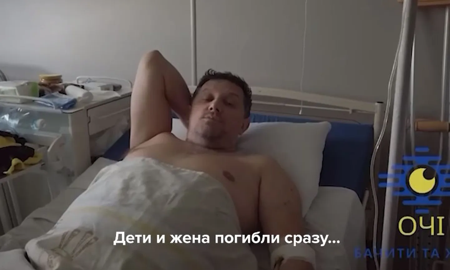 Житель Бучи Александр Чикмарев