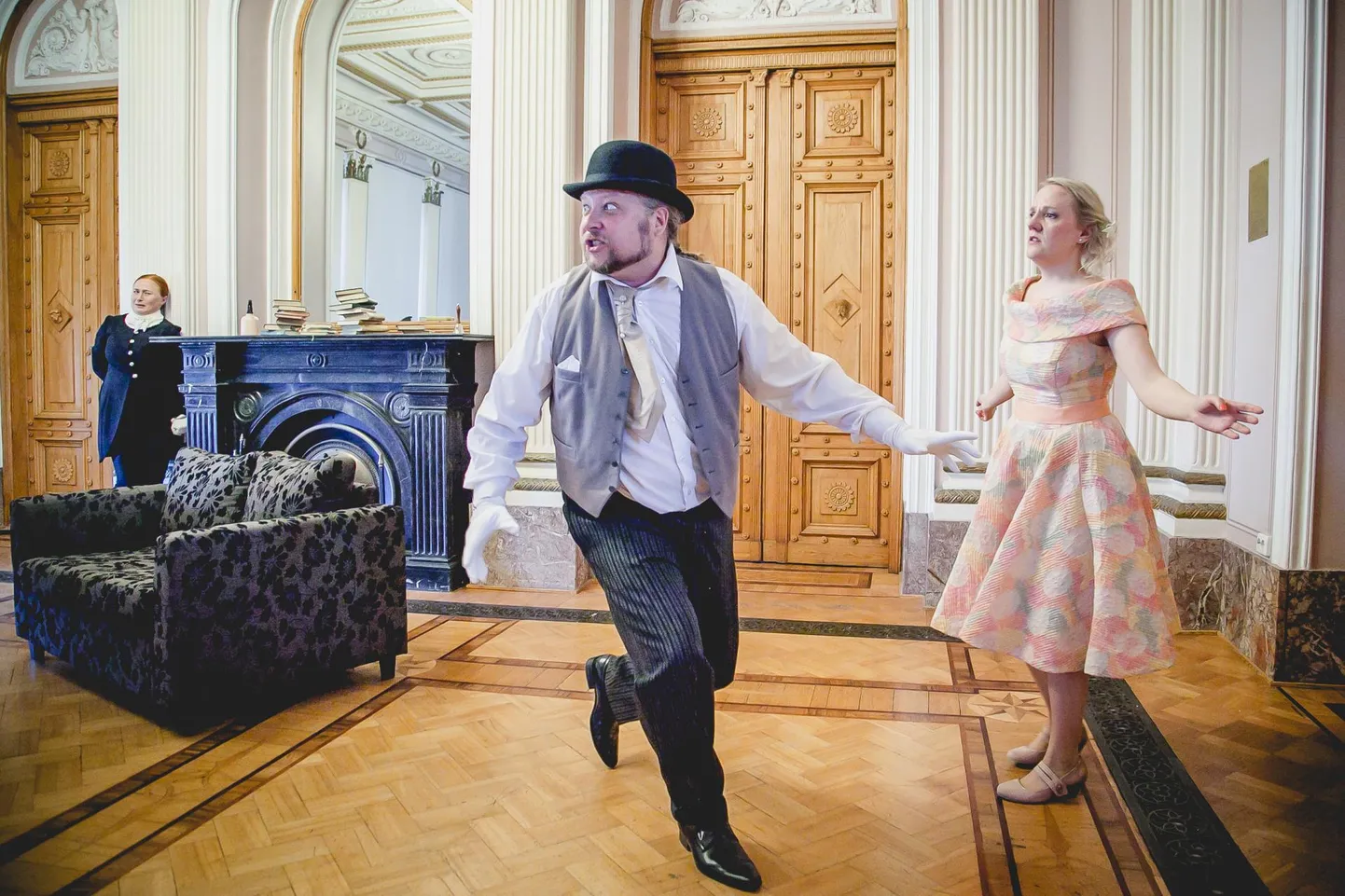 Aule Urb, Atlan Karp ja Heidi Laakso Ermanno Wolf-Ferrari ühevaatuselises lühiooperis «Susanna saladus».