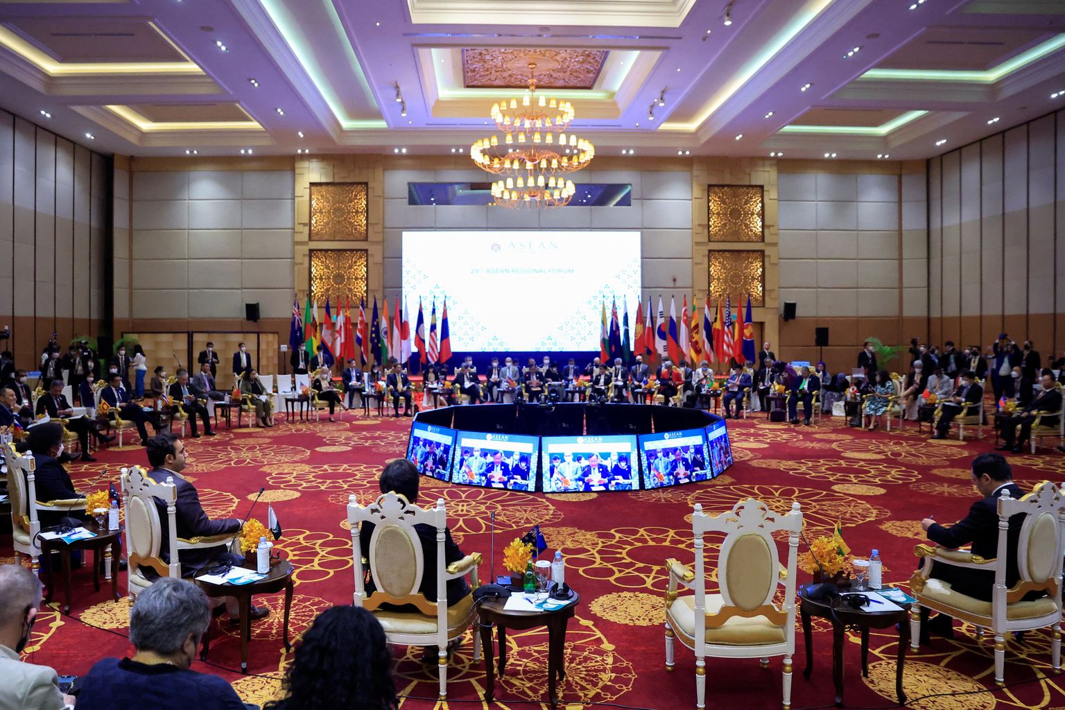 ASEANi välisministrite kohtumine Kambodžas.