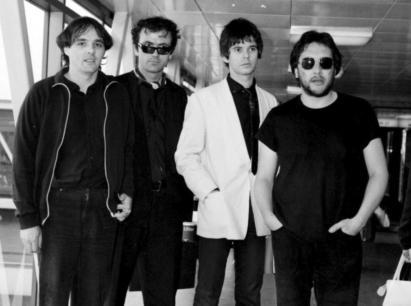 "The Stranglers" 1980. gadā (Deivs Grīnfīlds - pirmais no kreisās)
