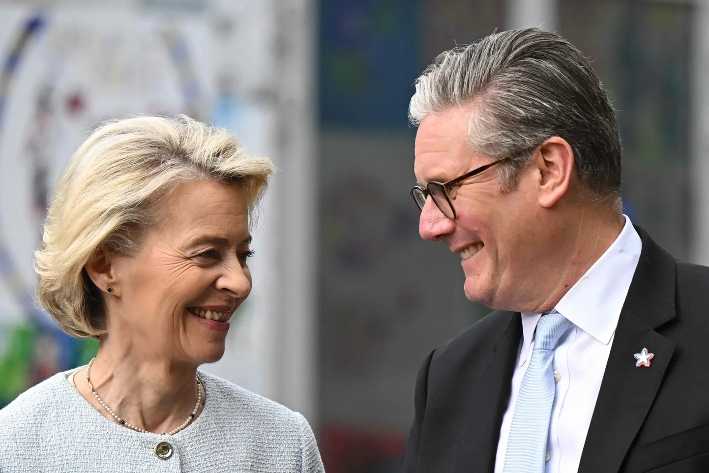 Briti peaminister Keir Starmer ja Euroopa Komisjoni president Ursula Von der Leyen.