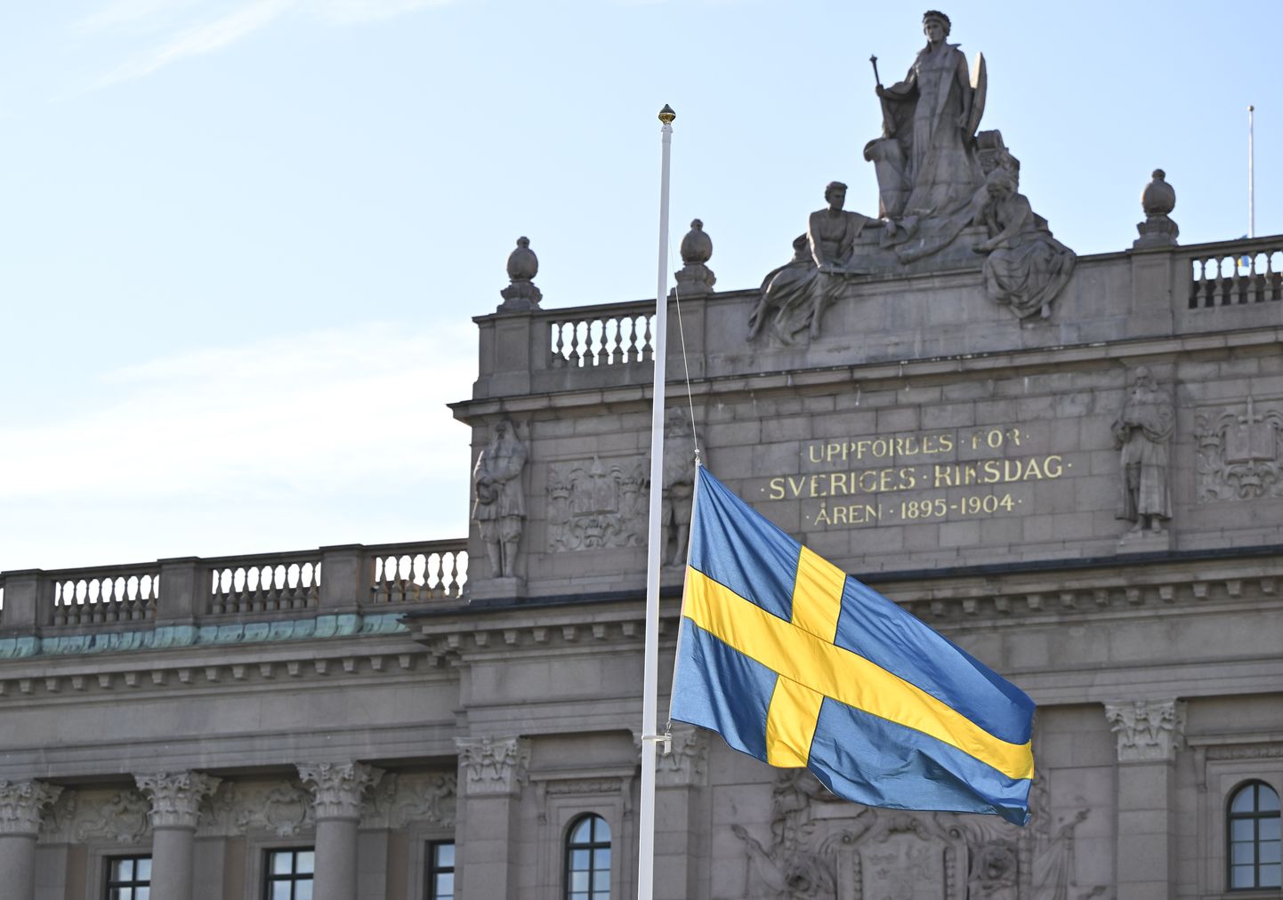 Rootsi lipp. Pilt on illustratiivne.