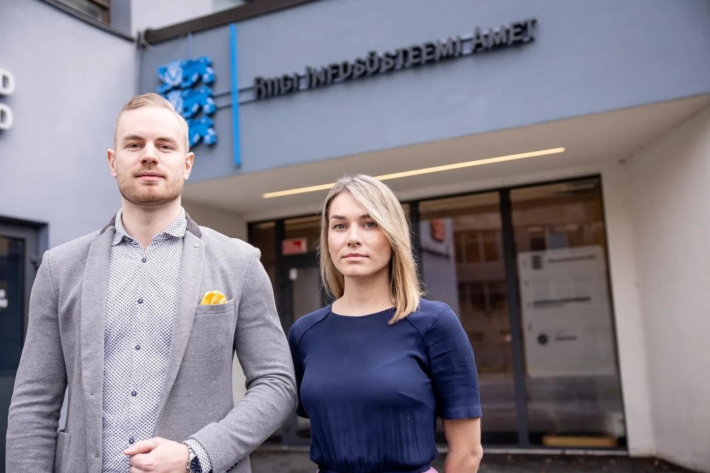 Tallinn RIA analüüsi- ja ennetusosakonna analüütik Kaisa Vooremäe ja intsidentide käsitlemise osakonna infoturbe ekspert Joosep Sander Juhanson.
