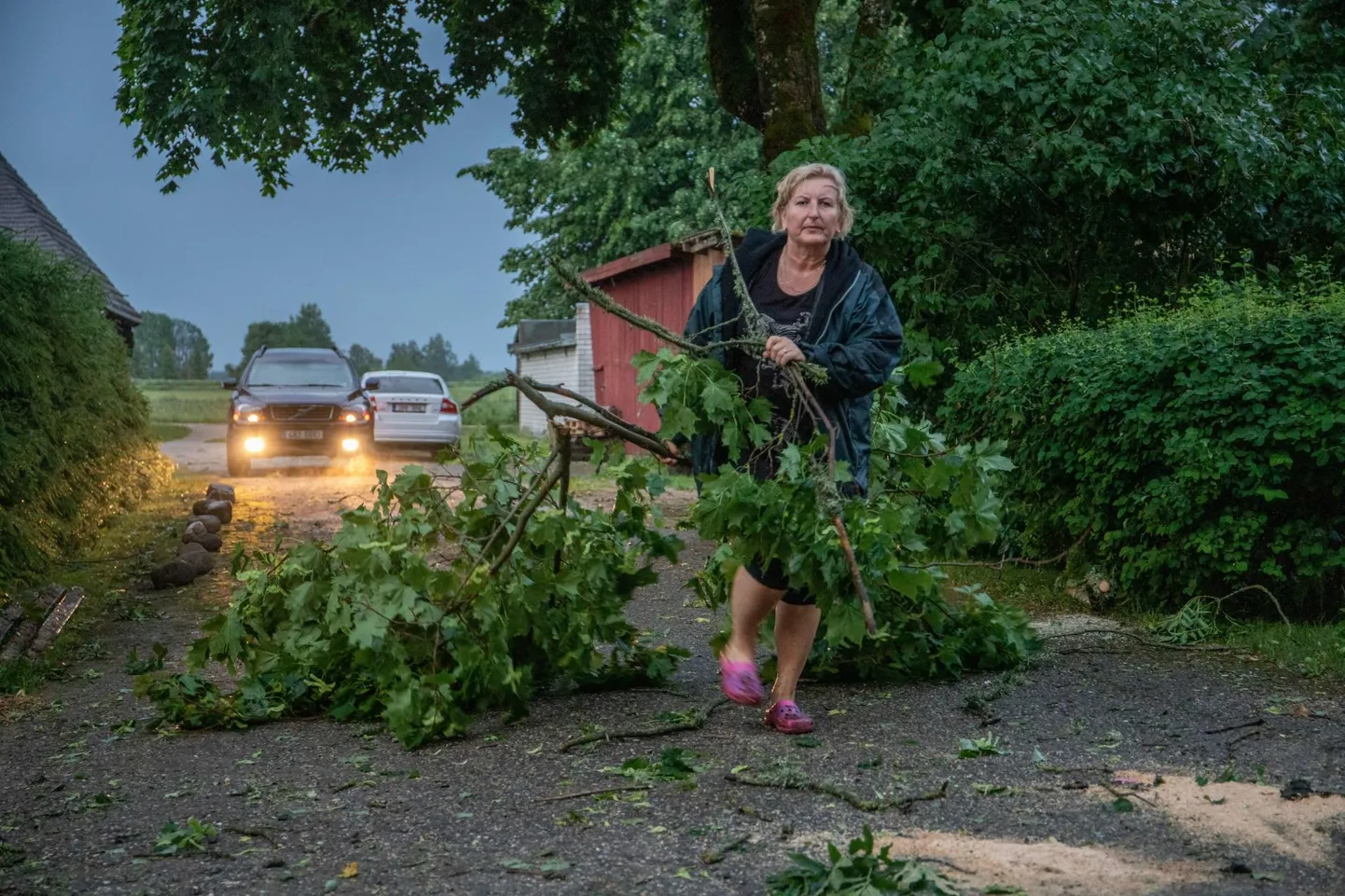 Tori vallas oli üleeile õhtul torm.