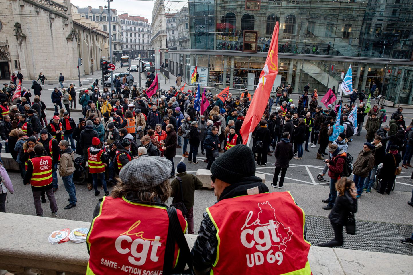 Protesti Francijā pret pensiju reformu.