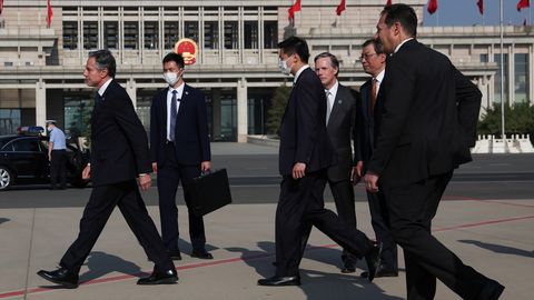 USA välisminister saabus Hiinasse pingelisi suhteid siluma