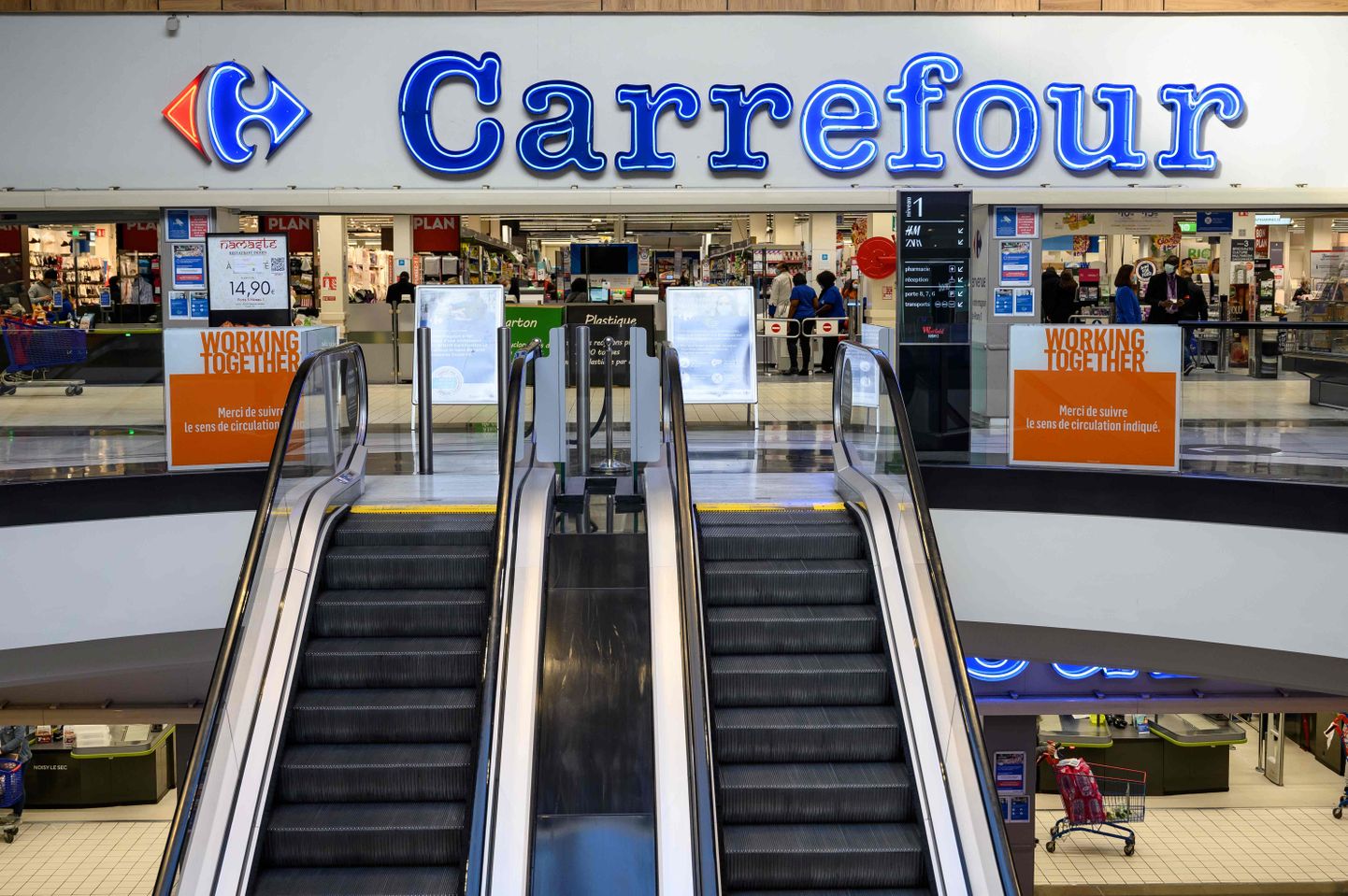 Carrefour supermarket Prantsusmaal.