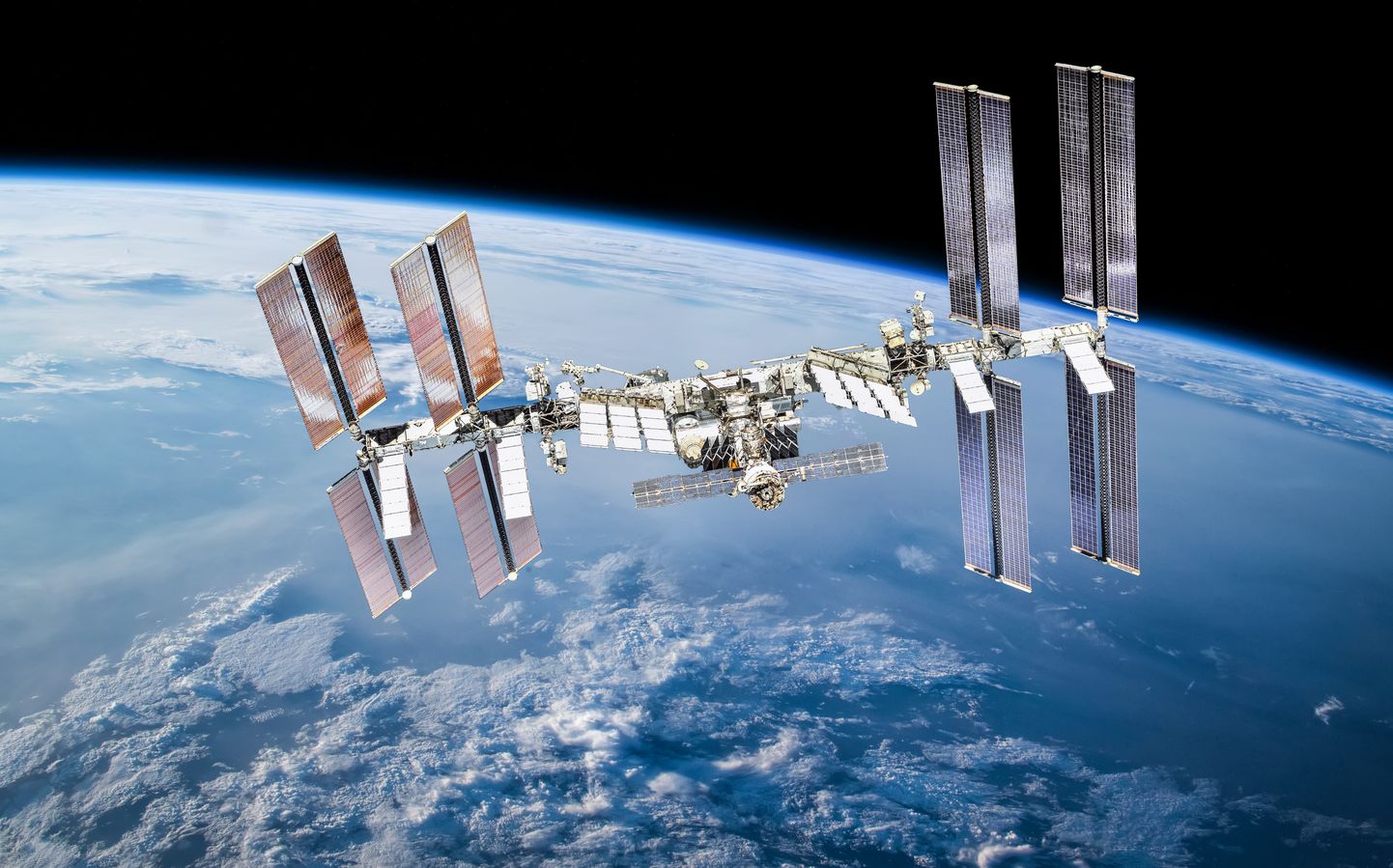 Starptautiskā kosmosa stacija (SKS). Ilustratīvs attēls.