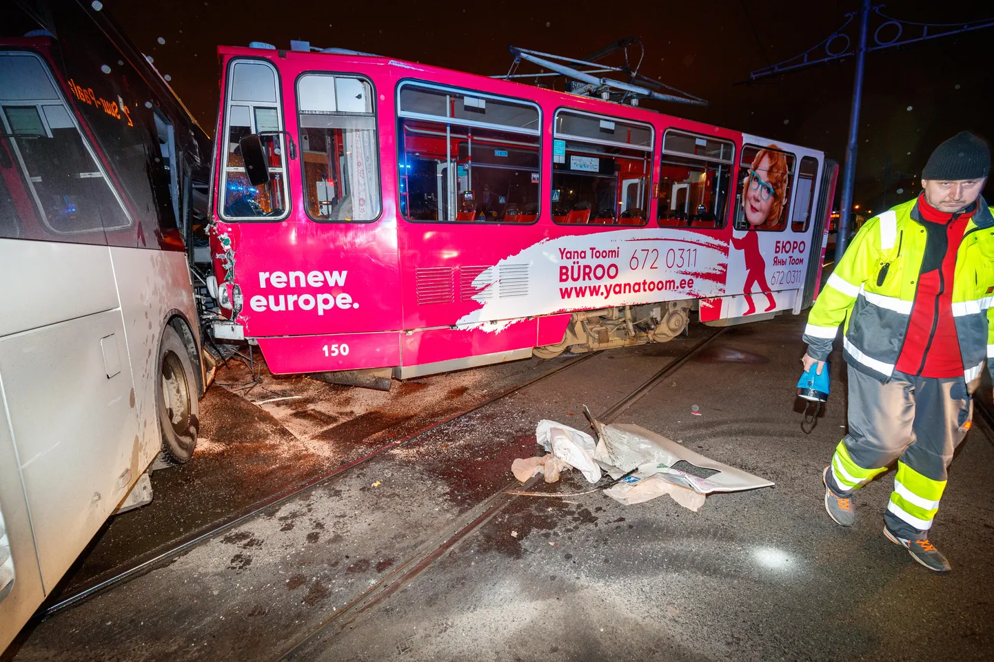 Yana Toomi büroo kirjadega trammi Tallinnas tulevikus enam ei näe.