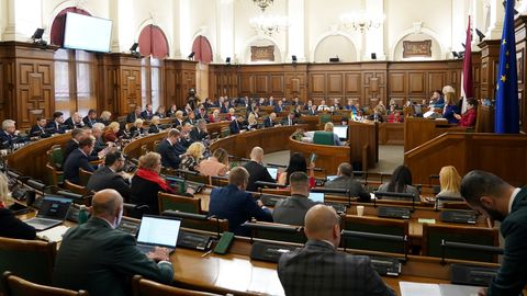 Saeima konceptuāli atbalsta nākamā gada budžetu