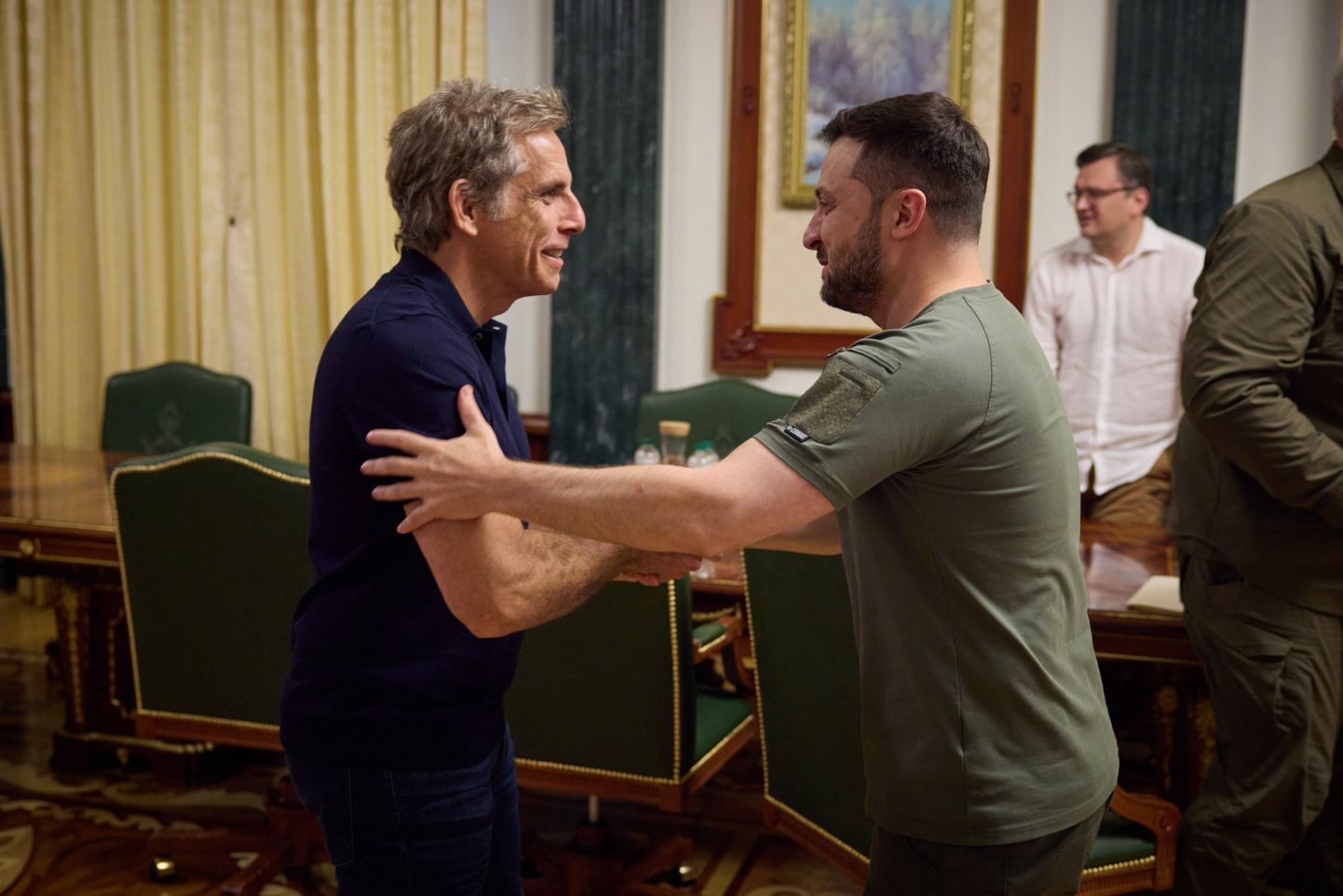 USA näitleja Ben Stiller külastas juuni lõpus Ukrainat ja kohtus Kiievis Ukraina presidendi Volodõmõr Zelenskõiga