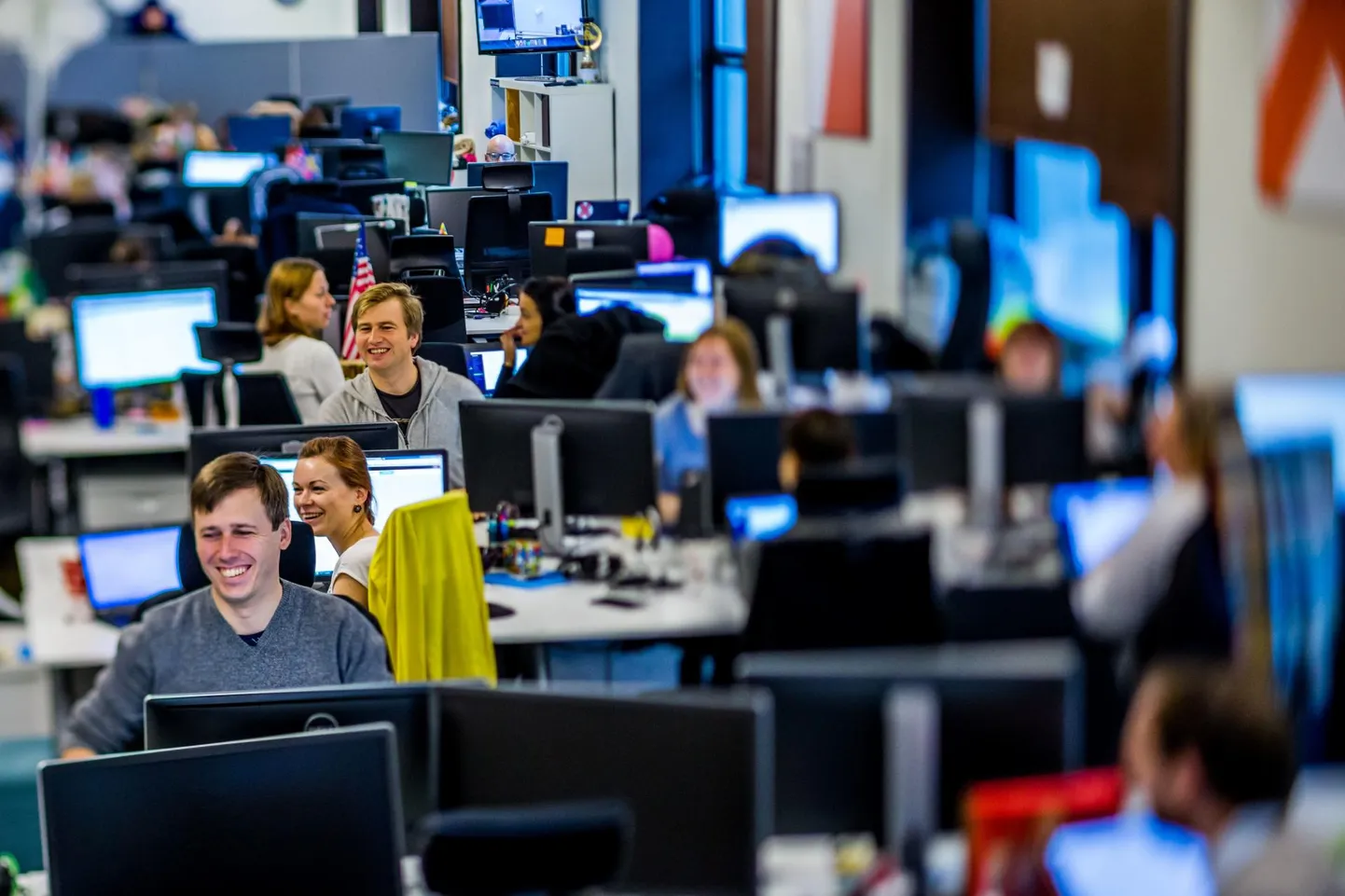 Kristo Käärmann in Wise office.