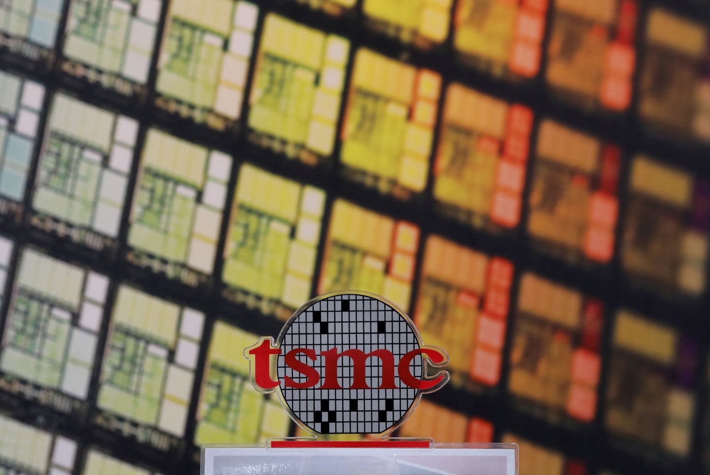 Taiwan Semiconductor Manufacturing Co (TSMC) logo.