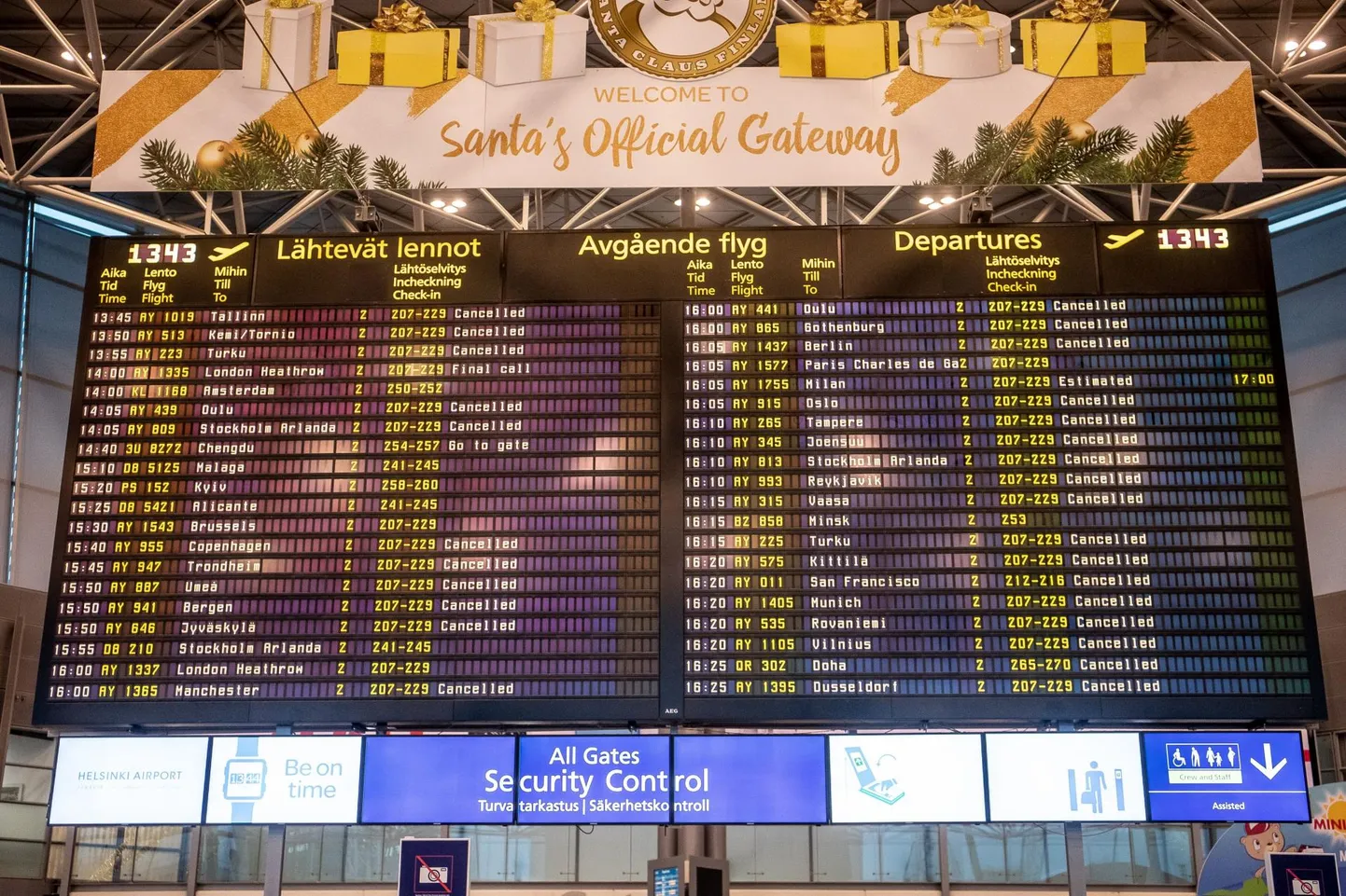 Lennutöötajate mullune toetusstreik postitöötajate nõudmiste täitmiseks mõjutas ka lennuliiklust Helsingi Vantaa lennujaamas. Kuu lõpus võib lennuliiklus taas häiritud olla.