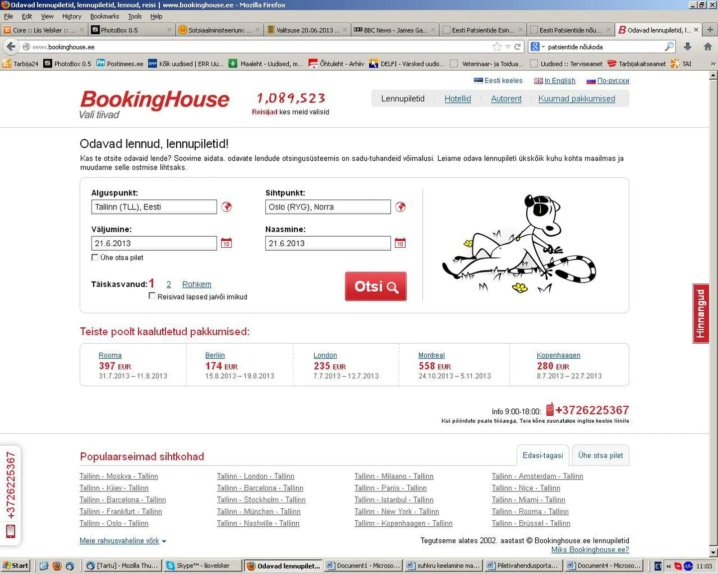 Piletivahendusportaal Bookinghouse.