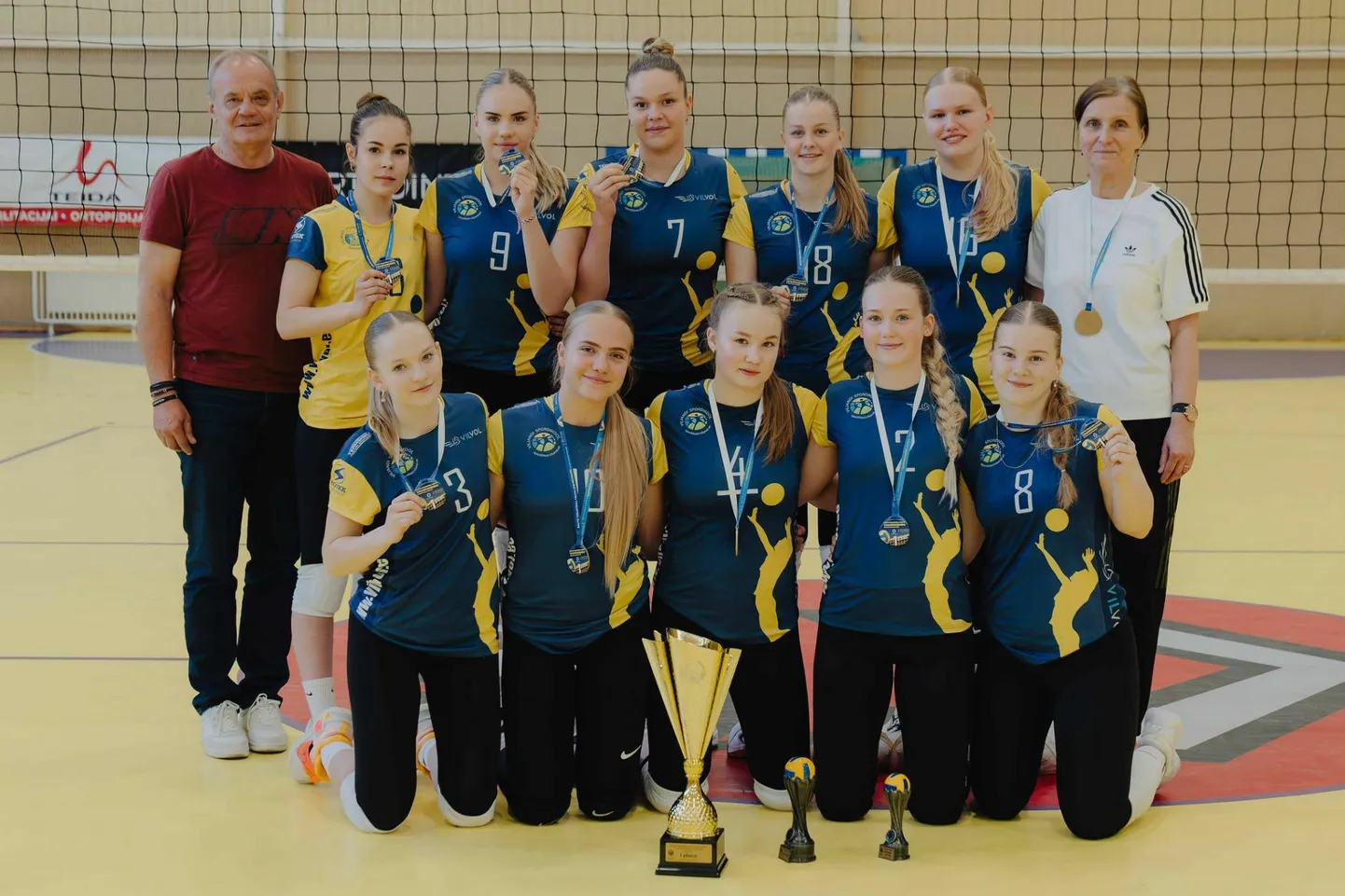 Viljandi Spordikool/VilVoli võistkond tuli Vilniuses Baltimaade spordikoolide ja -klubide kuni 18-aastaste tütarlaste meistrivõistlustel kuldmedalile.