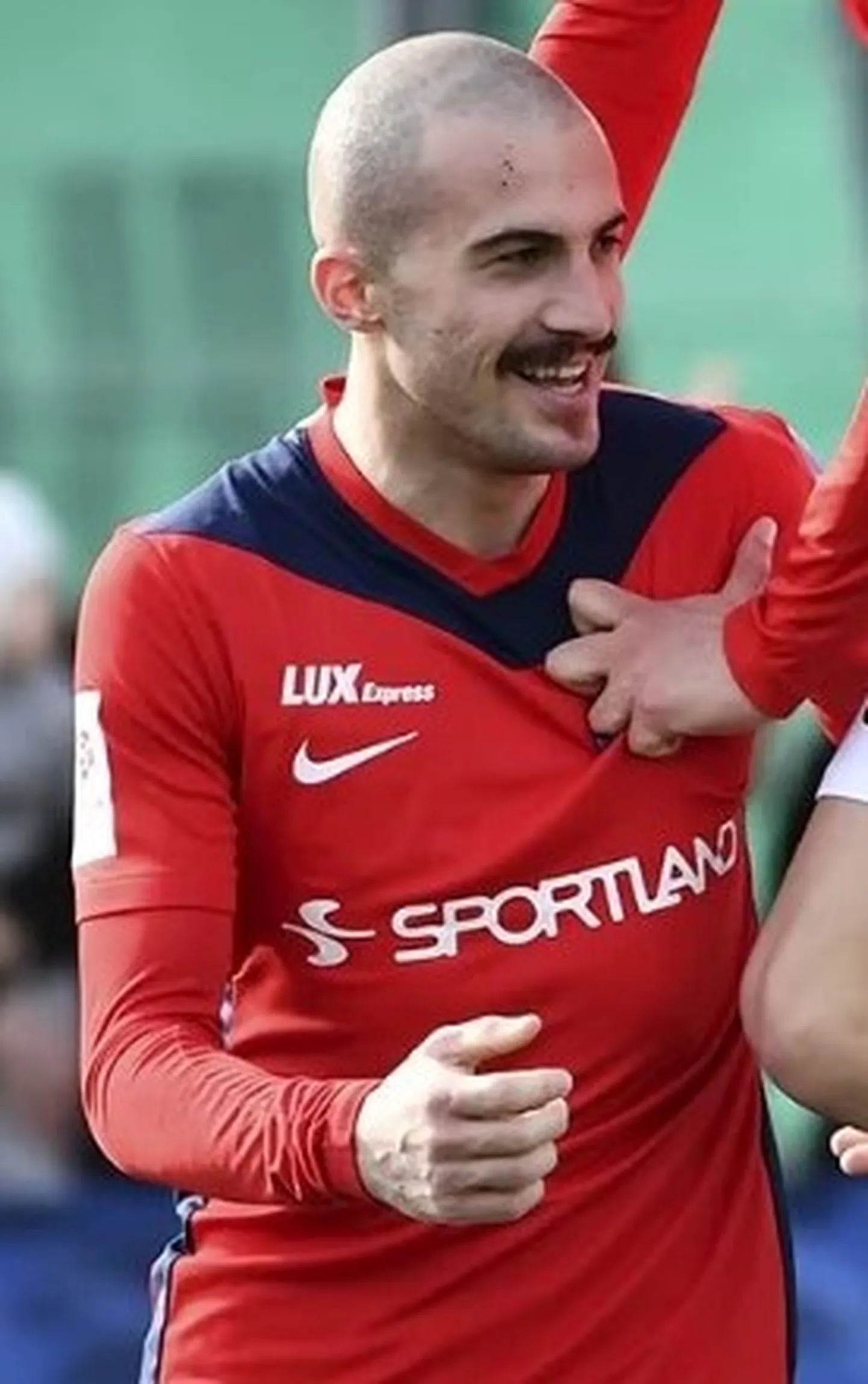 Sergo Kuhhianidze lõi võidumängus Pärnu vastu kaks väravat.
