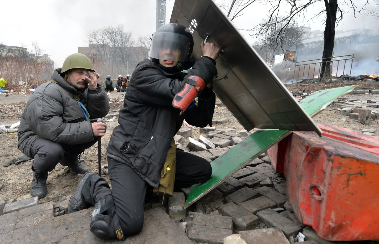 Снайперы открыли в Киеве огонь по протестующим 20 февраля