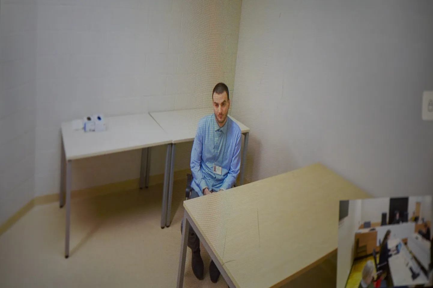 Davit Mantskava osales Harju maakohtus eelistungil videosilla vahendusel.