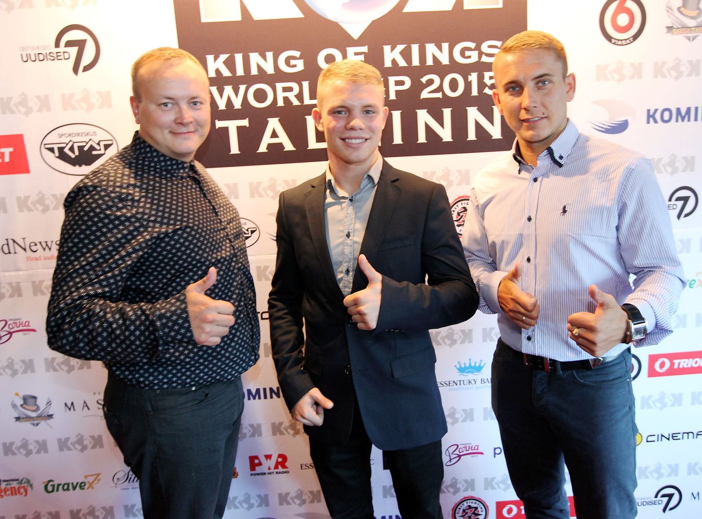 Võitluskunstisarja King of Kings pressikonverents Coca-Cola Plaza A. Le Coq Sviidis 29.09,15