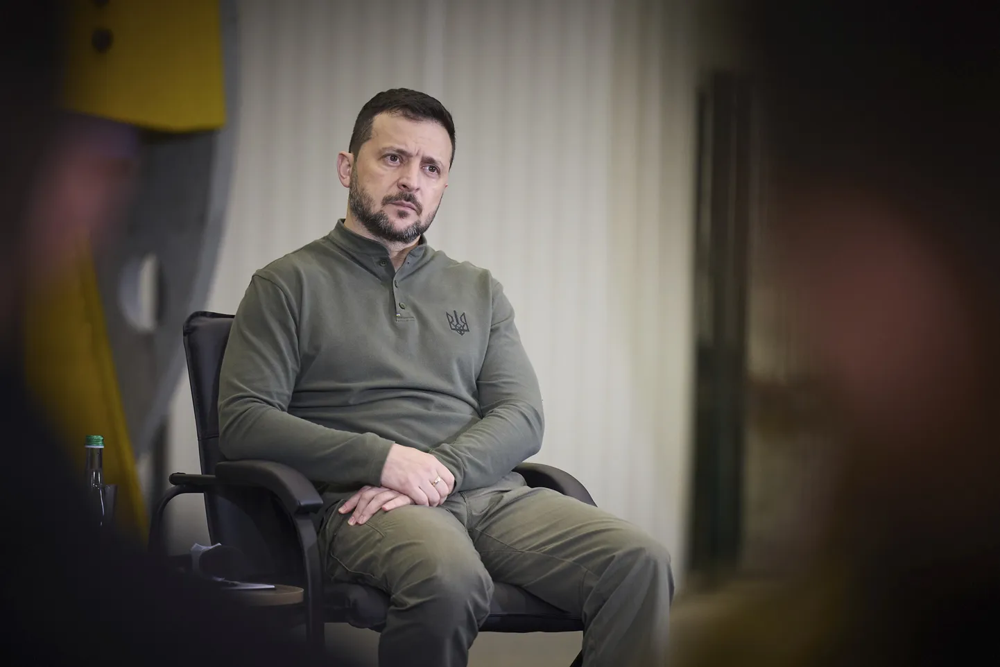 Ukraina president Volodõmõr Zelenskõi Uzhhorodis.