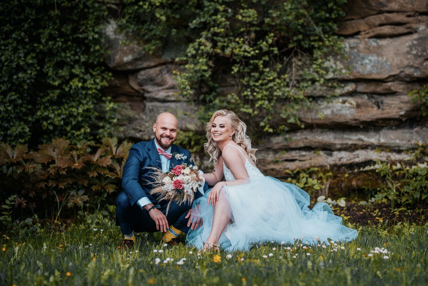 Värske abielupaar Eva-Kristina Lopp ja Allan Lopp.