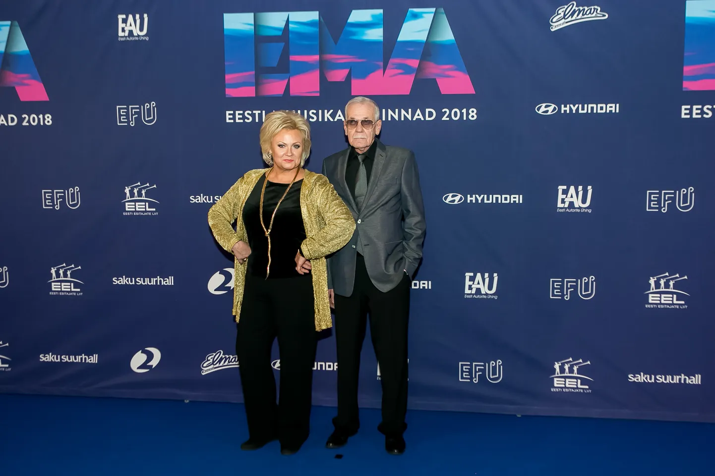 Anne Veski ja abikaasa Benno Beltšikov.