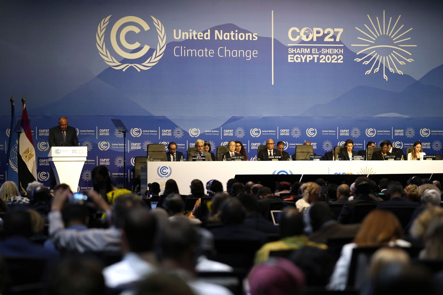 COP27 kliimatippkohtumine Egiptuses Sharm el Sheikhis.