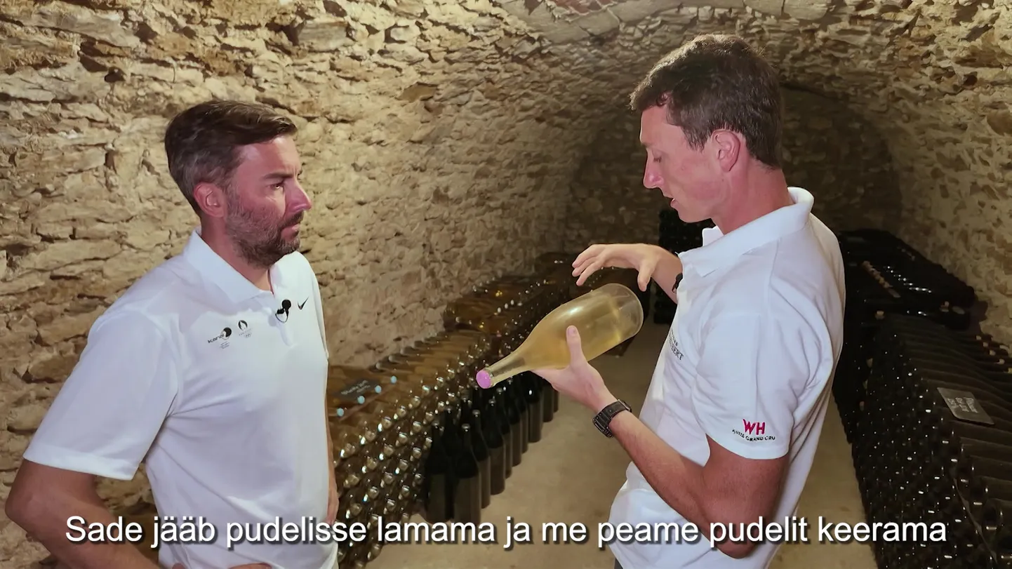 Roald Johannson šampanjapiirkonnas Prantsusmaal.