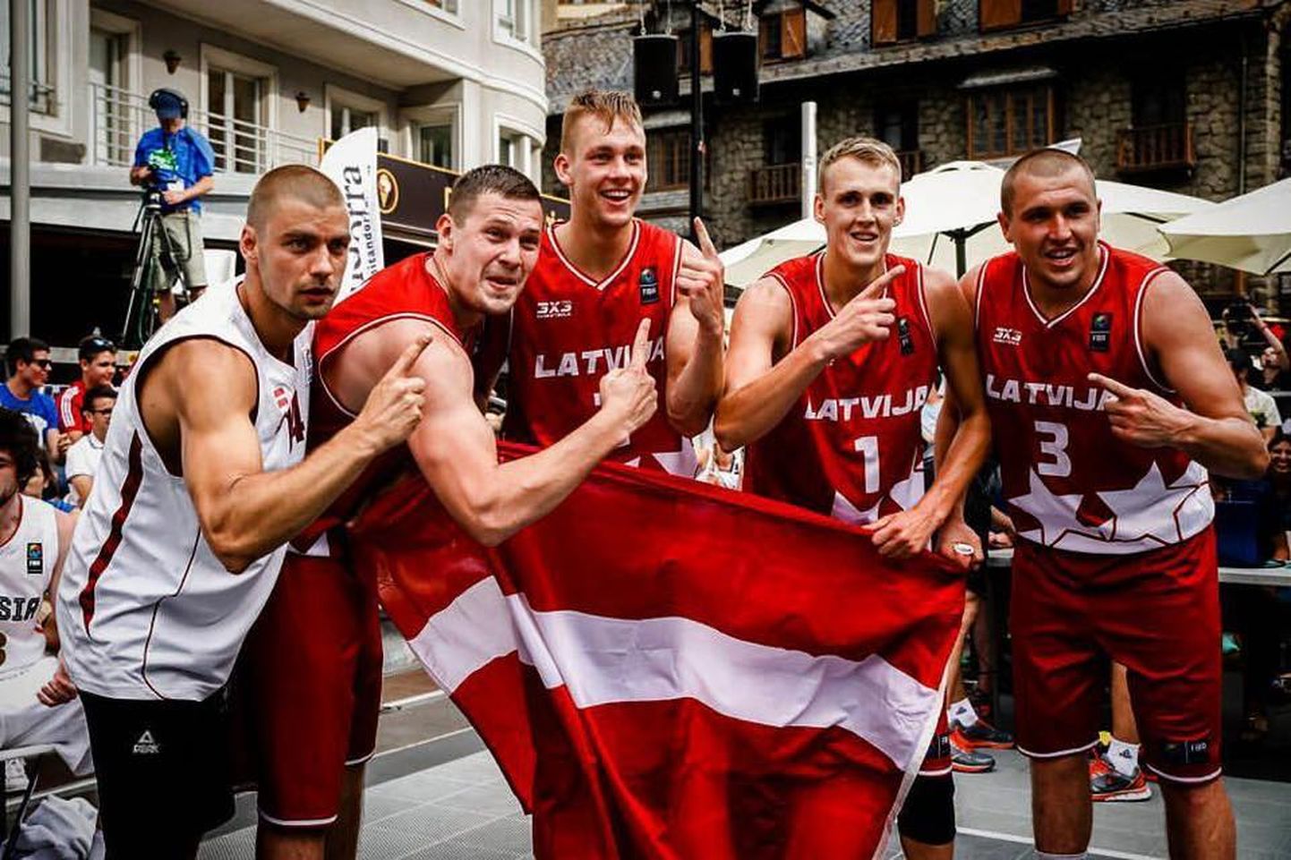 3x3 korvpalli Euroopa meistermeeskond Läti.