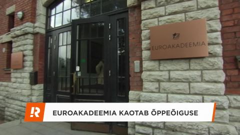 Reporter: Euroakadeemia kaotab õppeõiguse