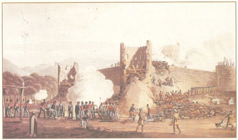 Inglased Ras al Khaimahis 1819. aastal.