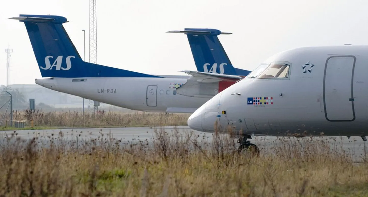 Skandinaavia lennufirmale SAS kuuluvad lennukid.
