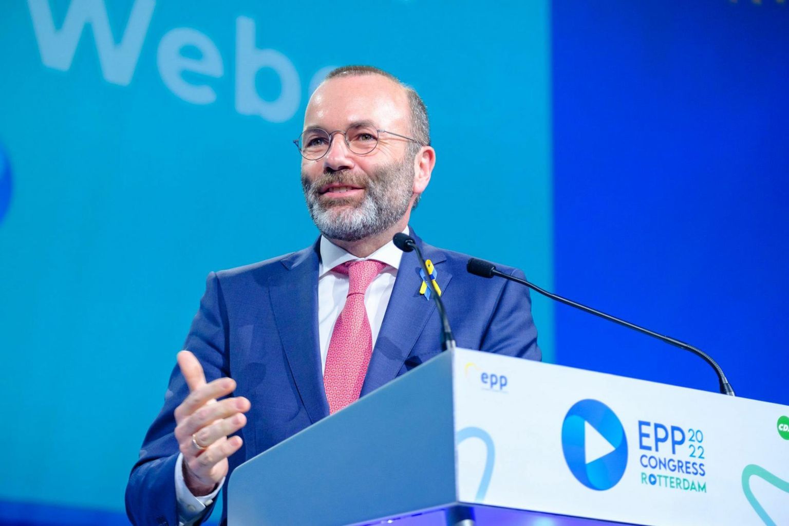 Euroopa Rahvapartei presidendiks valitud Manfred Weber.