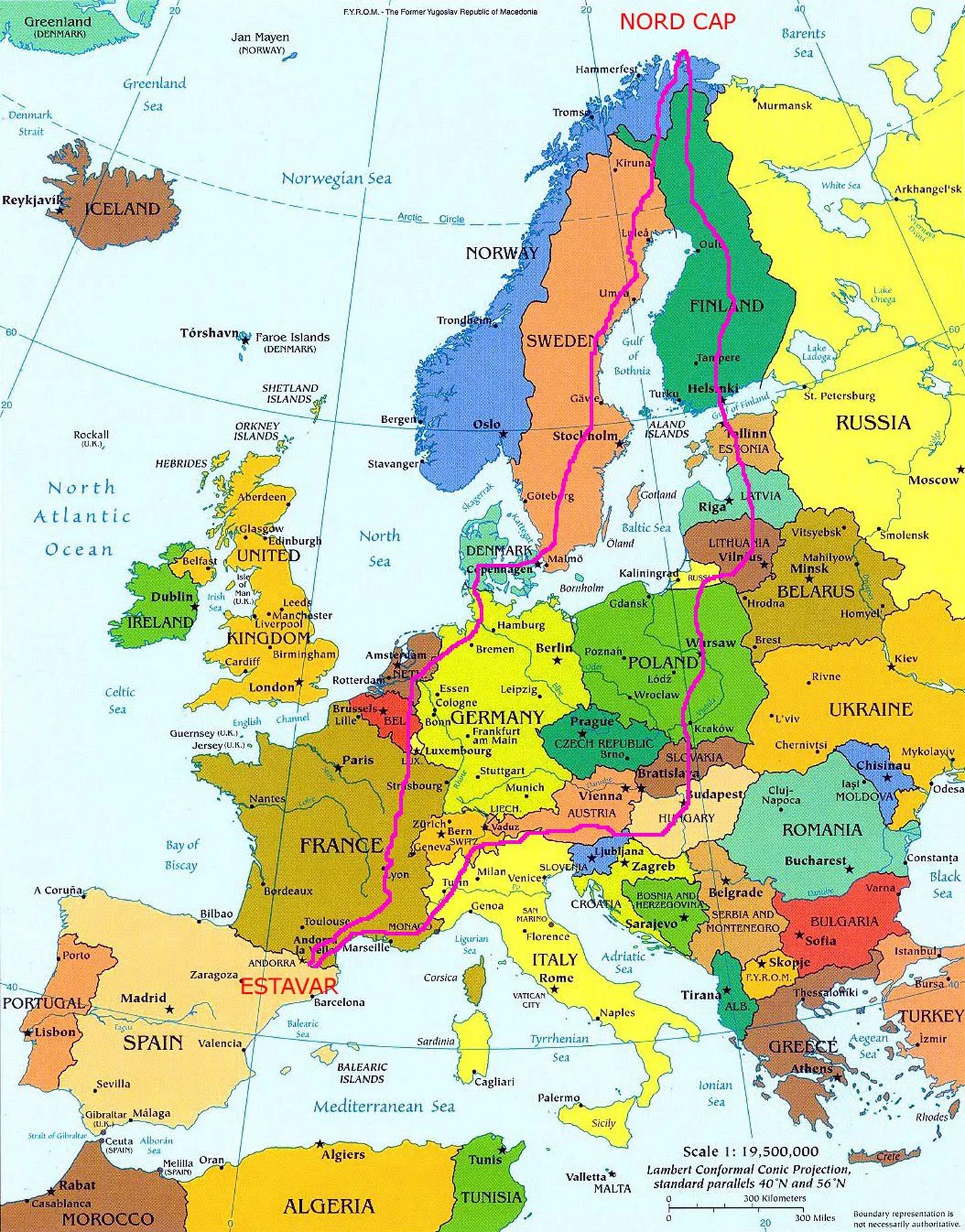 Bernart Fausi ja Alex Ruizi teekond läbi Euroopa.