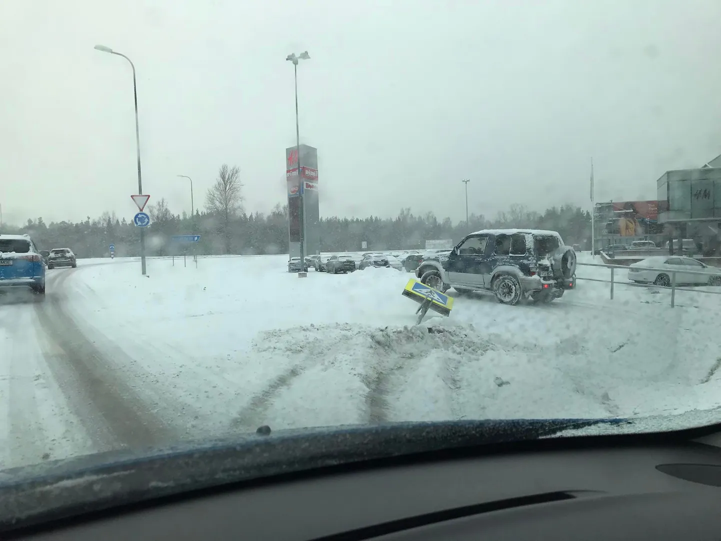 Autoavarii Kuressaares 1. detsembril 2021.