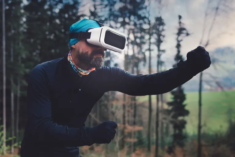 Virtuaalreaalsusprillid. Pilt on illustreeriv
