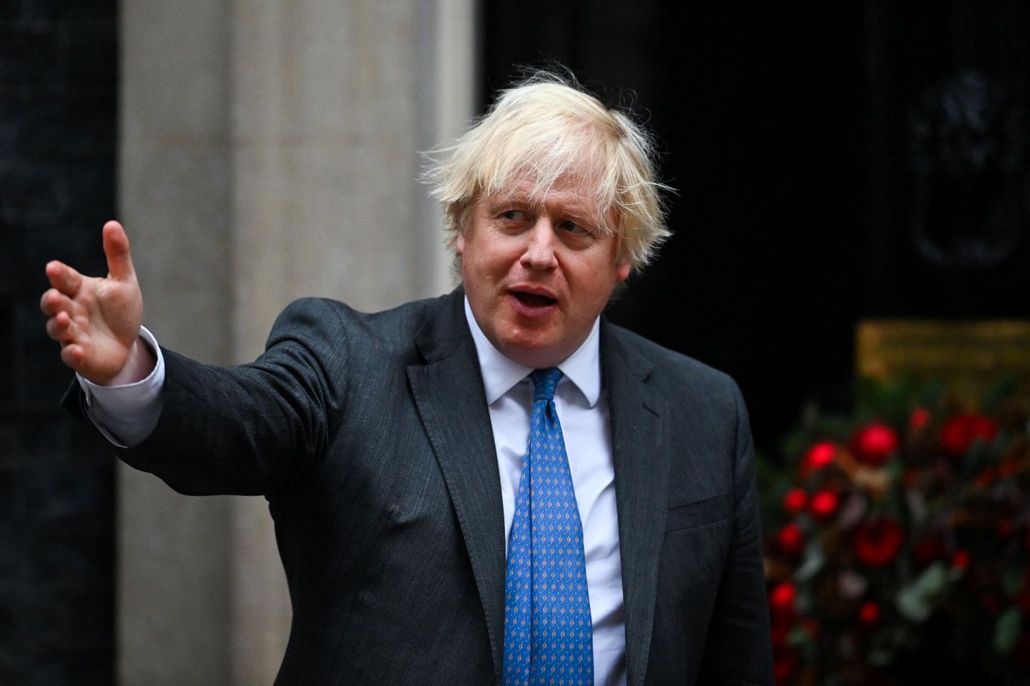 Briti peaminister Boris Johnson on sattunud karmi kriitika alla karantiini ajal peetud peo pärast.

FOTO: Dylan Martinez