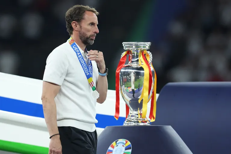 Gareth Southgate sai 2024. aasta EMil kaela hõbemedali.