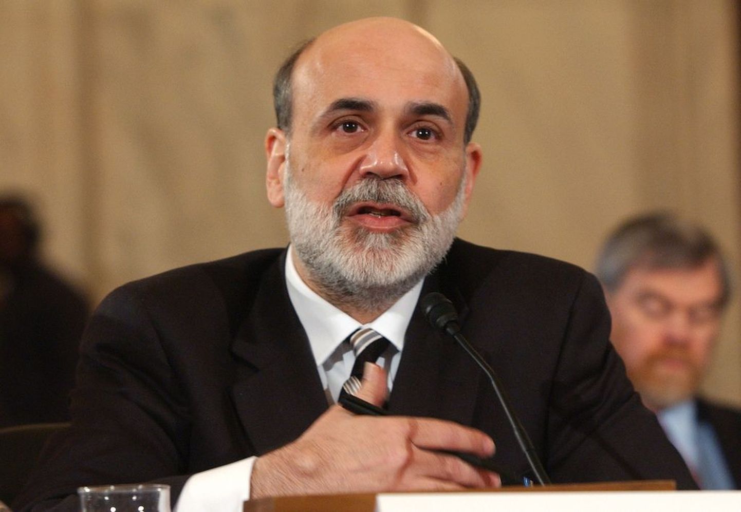 Pildil on USA Föderaalreservi juht Ben Bernanke.