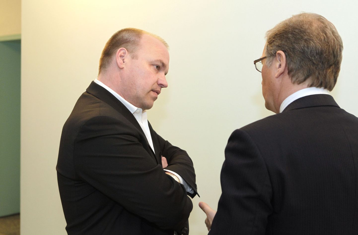 Mupo endine juht Kaimo Järvik ja ta advokaat Aivar Pilv.