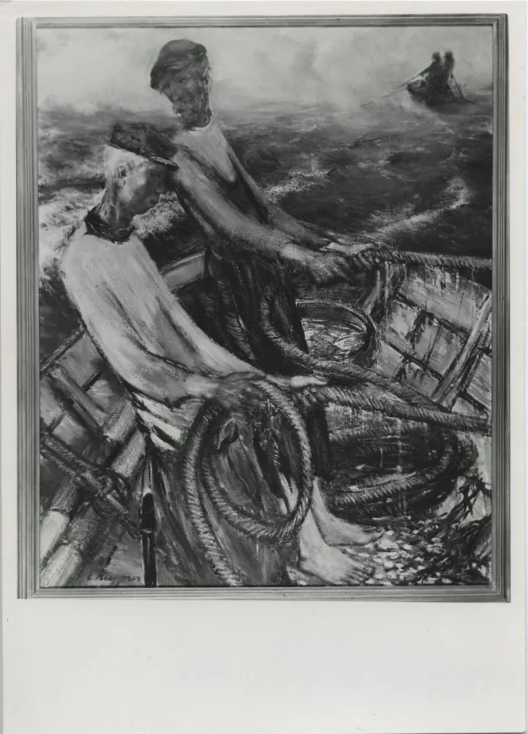 Eerik Haamer. Kammeljapüüdjad. 1938. Õli