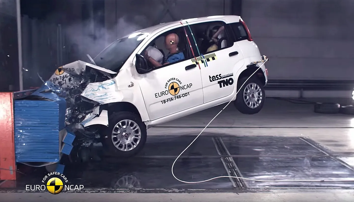 Fiat Panda EuroNCAP drošības testos