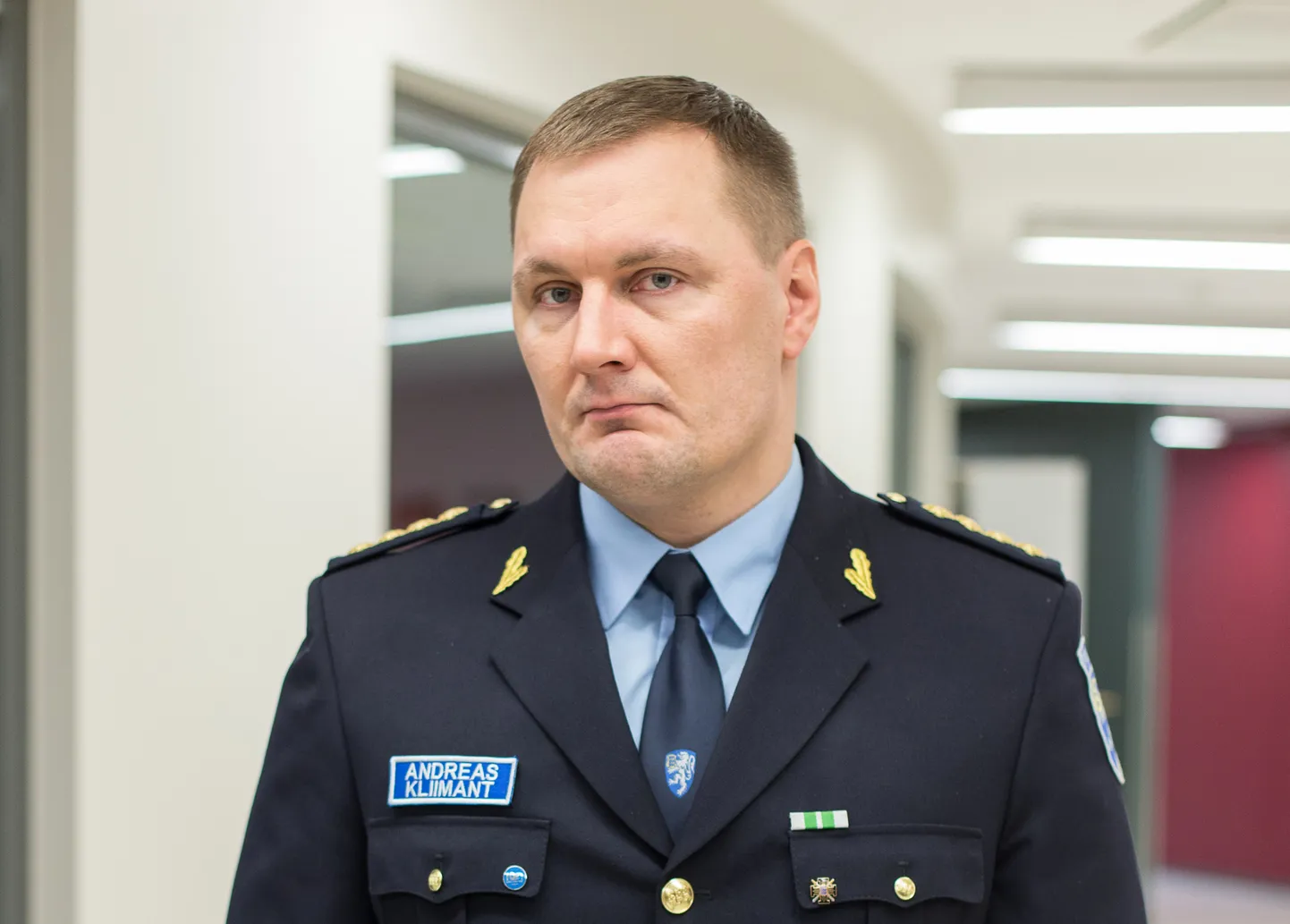 Jõhvi politseijaoskonna juht Andreas Kliimant.