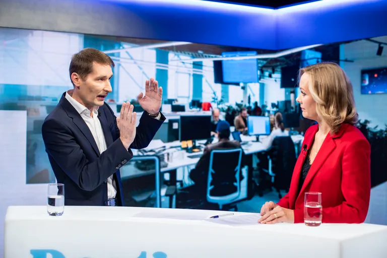 Margus Kurm Postimehe otsestuudios 28.septembril.
